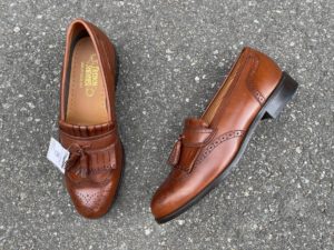 BROWN BROGUE TASSEL LOAFER SH845