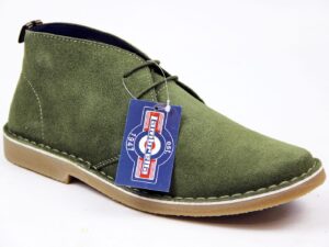 Mens Big Foot Desert Shoe Olive Green