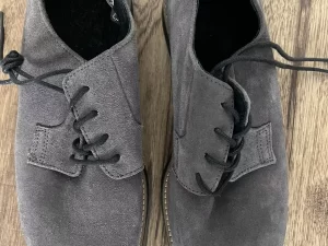 Ask The Missus Men’s Grey Suede Shoes