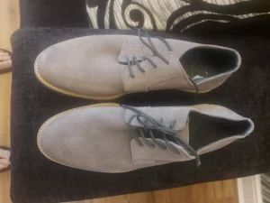 Ask The Missus Men’s Grey Suede Shoes