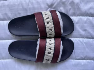 Ted Baker Men’s Rastar Slide Sandals Dark Red/Dark Blue