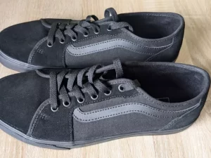 Vans Mens Filmore Decon Black Suede Canvas