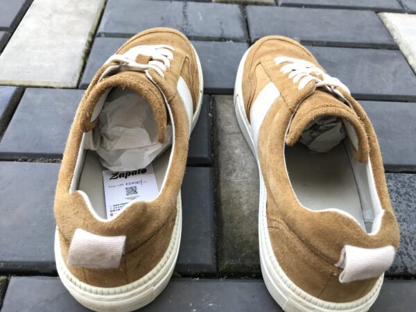 TIGER OF SWEDEN TAN SUEDE SNEAKERS - Image 3