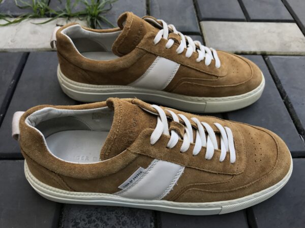 TIGER OF SWEDEN TAN SUEDE SNEAKERS - Image 4