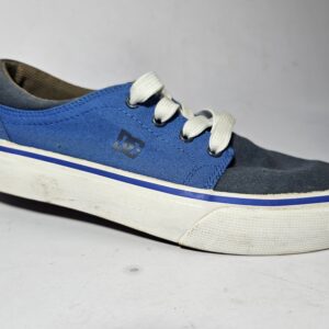 DC Shoes Low-Top Skate Sneakers – Blue Canvas