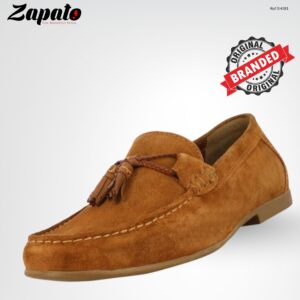 TOPMAN Suede Tassel Loafers – Tan/Brown
