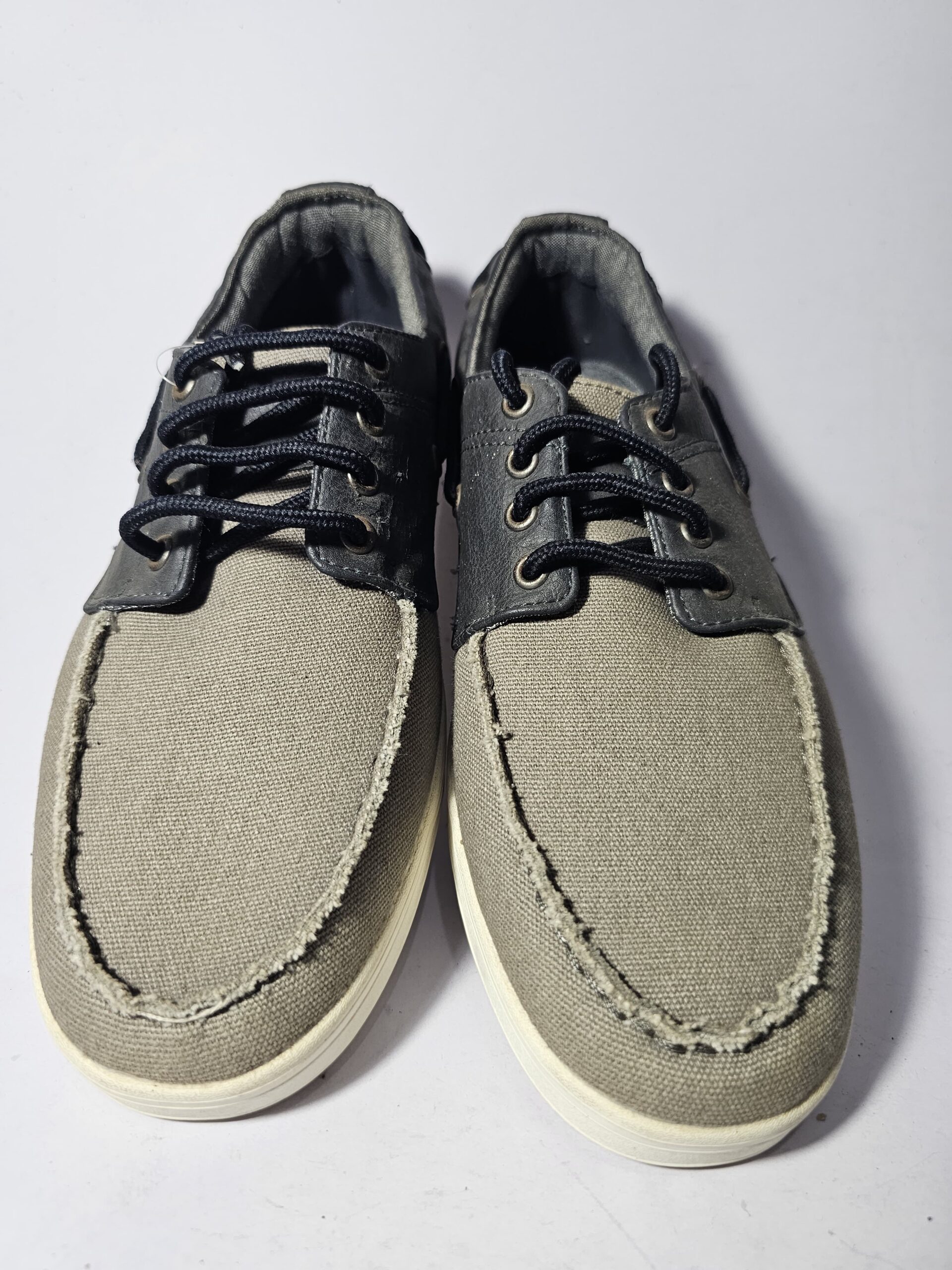 Red Herring Canvas & Leather Boat Shoes - Image 5