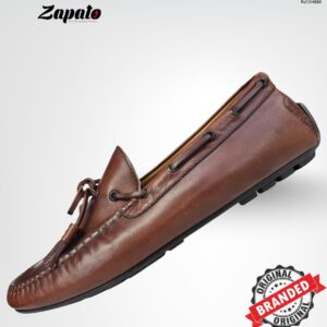 Ralph Lauren Brown Leather Driving Loafers