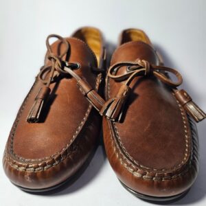 Ralph Lauren Brown Leather Driving Loafers