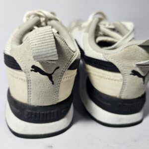 PUMA Retro Runner Sneakers – White/Grey/Black