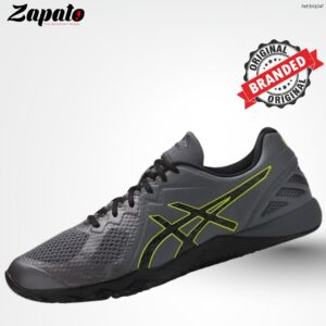 ASICS Men’s Grey & Lime Green Performance Training Shoes