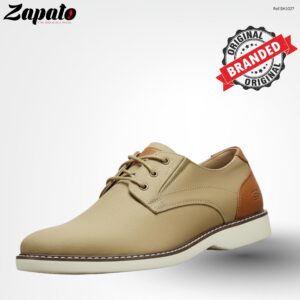Skechers Smart-Casual Tan & Brown Lace-Up Shoes