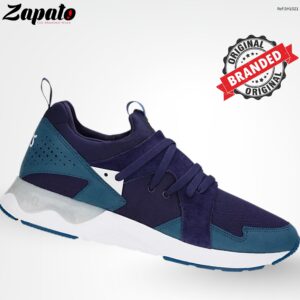 ASICS Deep Navy & Teal Athletic Lifestyle Trainers