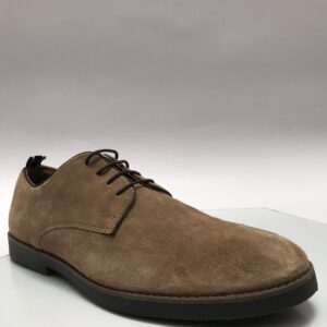 NEXT Premium Tan Suede Lace-Up Casual Derby Shoes